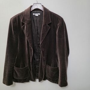 Nycard Collection Women's Chocolate Brown Blazer Vintage